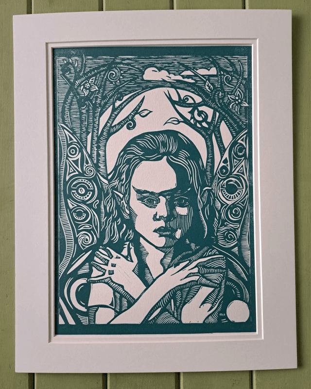Away with the Fairies Print with Mount